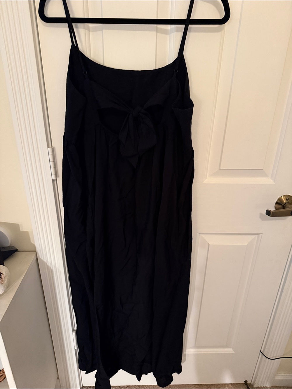 Black BowTie Midi Dress